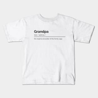 Grandfather Dictionary Definition Kids T-Shirt